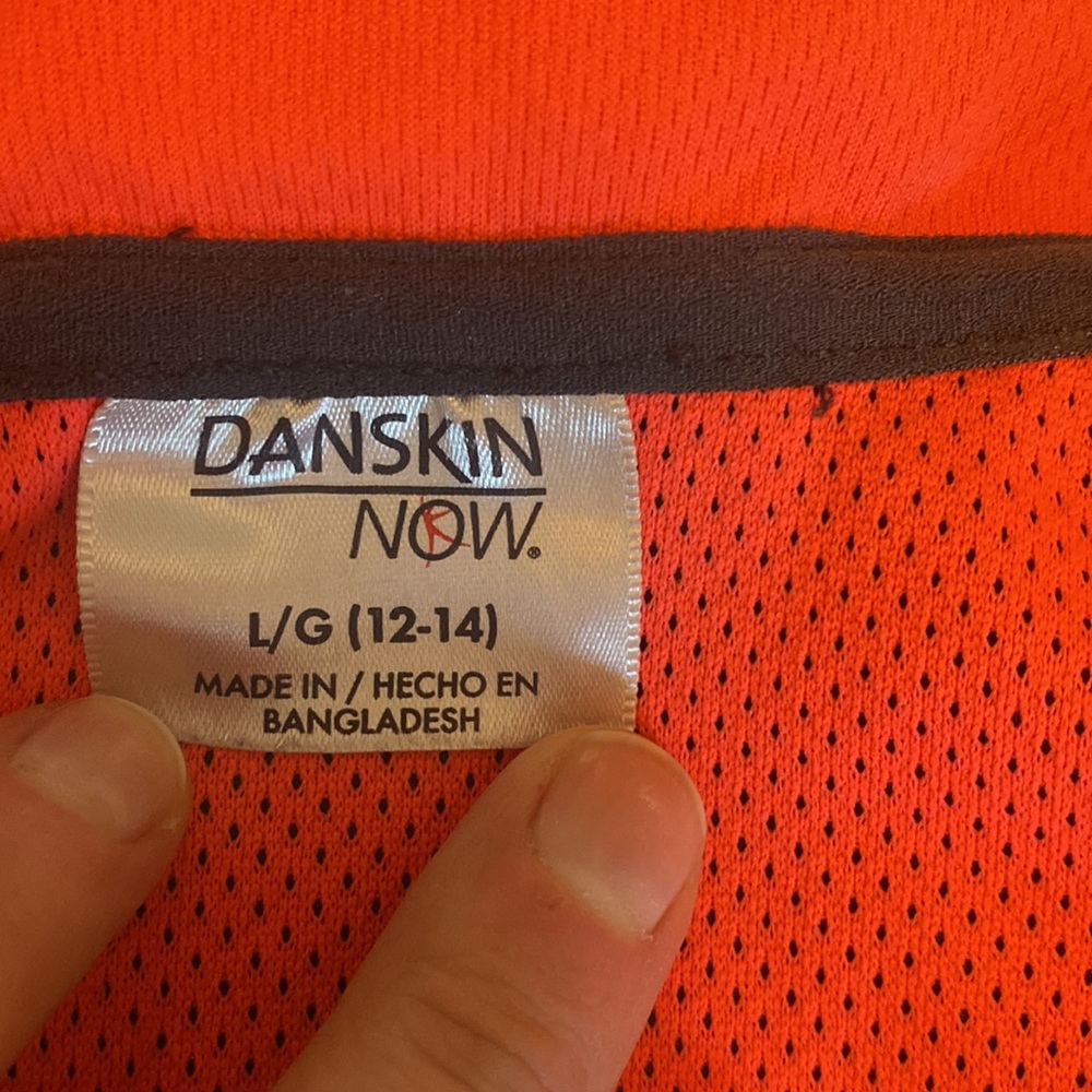 Danskin Now Gray and Pink Athletic Jacket Size L (12/14) - Picture 5 of 5